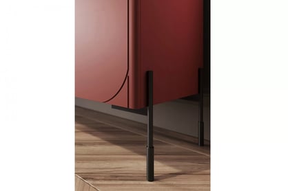 Comodă Sonatia 150 cm - burgundy Dulap TV na nozkach