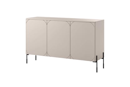 Sonatia háromajtós komód kettő fiókkal 150 cm - kasmír
