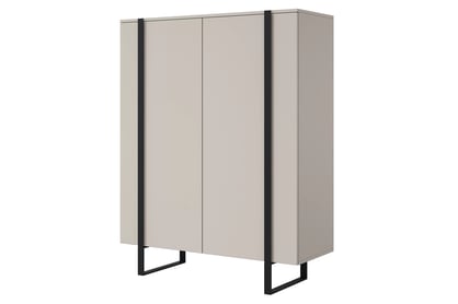 Comoda Verica 120 cm - cașmir / picioare negre