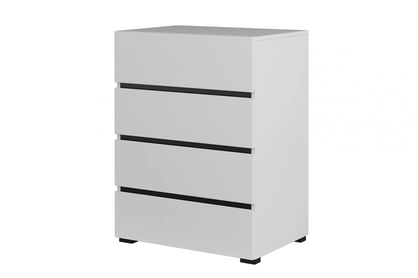 Gramon komód 60 cm fiókos - fehér / fekete
