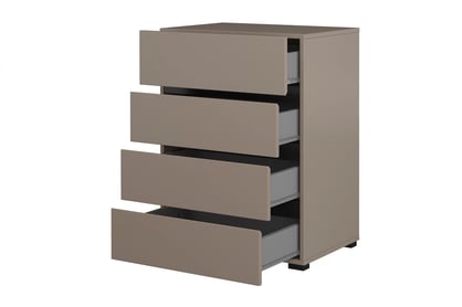 Gramon komód 60 cm fiókos - kasmír / fekete Komod fiokokkal Gramon 60 cm - kasmír / fekete