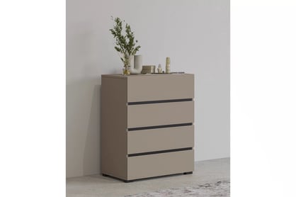 Gramon komód 60 cm fiókos - kasmír / fekete Komod fiokokkal Gramon 60 cm - kasmír / fekete