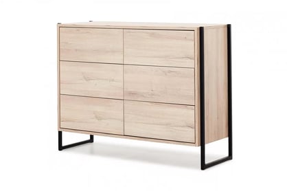 Komoda Loft Lorenzo 110 cm se zásuvkami - dub lorenzo