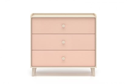 Comodă cu sertare Marla 90 cm - nisip deșert / roz millennial Comoda cu sertare Marla 90 cm - piasek pustyni / millenial pink