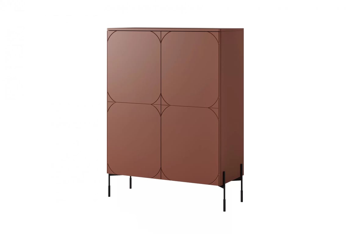 Dulap cu două sertare Sonatia 120 - burgundy dulap Sonatia 120 cm cu două uși z dwoma ukrytymi sertare - burgundy