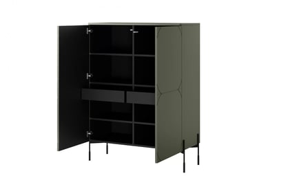 Dulap cu două sertare Sonatia 120 - Olive dulap Sonatia 120 cm cu două uși z dwoma ukrytymi sertare - olive