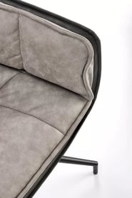 Scaun tapițat K523 gri / negru Židle k523 - Popelový / negru