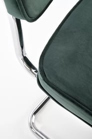 K510 szék - sötétzöld Židle matalowe k510 - tmavá Zeleň