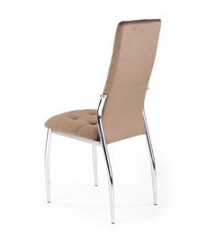 K416 kárpitozott szék - bézs bársony Židle čalouněné k416 - béžový velvet
