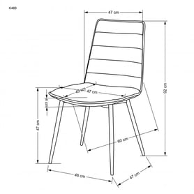 Scaun tapițat K493 - bej Scaun tapițat k493 - béžový
