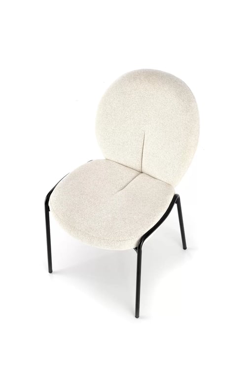 Scaun trapițat K507 - crem Židle čalouněné k507 - Krémový