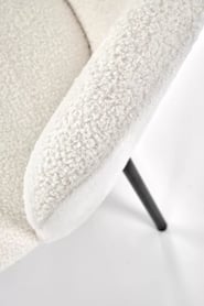 Scaun tapițat K518 - crem/ negru Židle čalouněné k518 - Krémový
