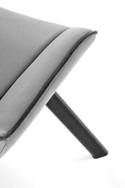 Ulfi forgó, kárpitozott szék - sötét kőris bársony Bluvel 14 / fekete lábak Židle čalouněné k520 - tmavý popel