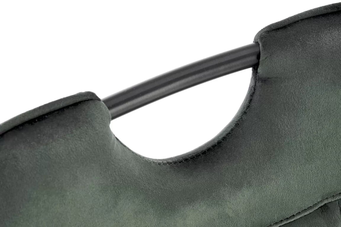 Scaun tapițat K521 - verde închis Židle čalouněné k521 - tmavý Zelený