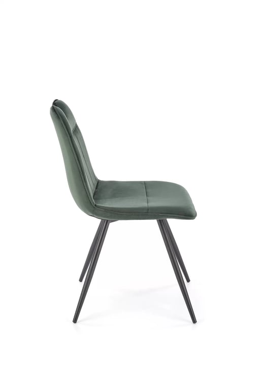 Scaun tapițat K521 - verde închis Židle čalouněné k521 - tmavý Zelený