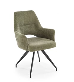 Scaun birou tapițat Rivo rotativ - verde Odin 77