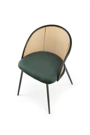 K508 szék - sötétzöld Židle s čalouněným sedákem k508 - tmavá Zeleň