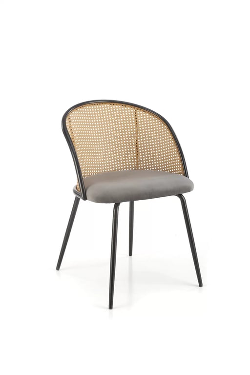 Scaun K508 Gri Židle s čalouněným sedákem k508 - Popelový