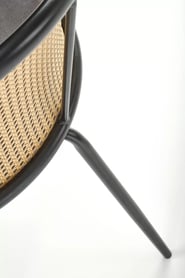 Scaun K508 Gri Židle s čalouněným sedákem k508 - Popelový