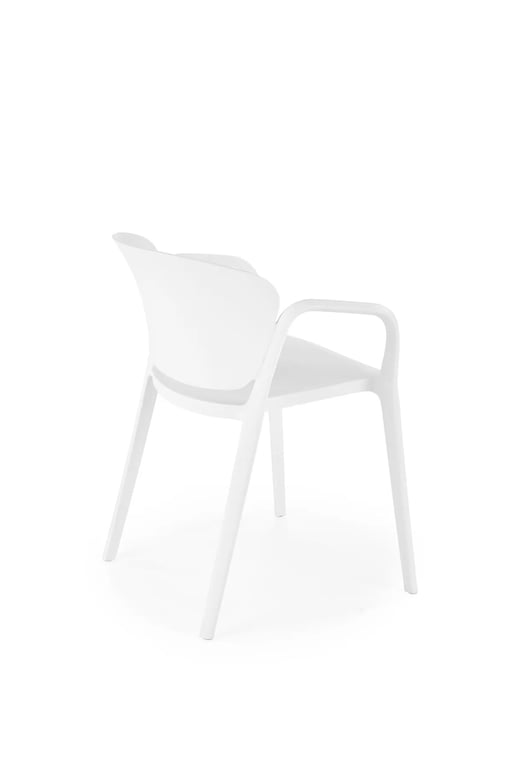 Scaune din plastic K491 alb Židle z tworzywa sztucznego k491 - Alb