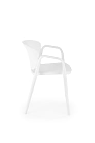 Scaune din plastic K491 alb Židle z tworzywa sztucznego k491 - Alb