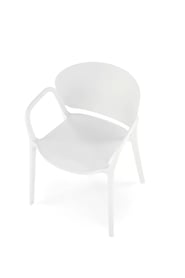 Scaune din plastic K491 alb Židle z tworzywa sztucznego k491 - Alb