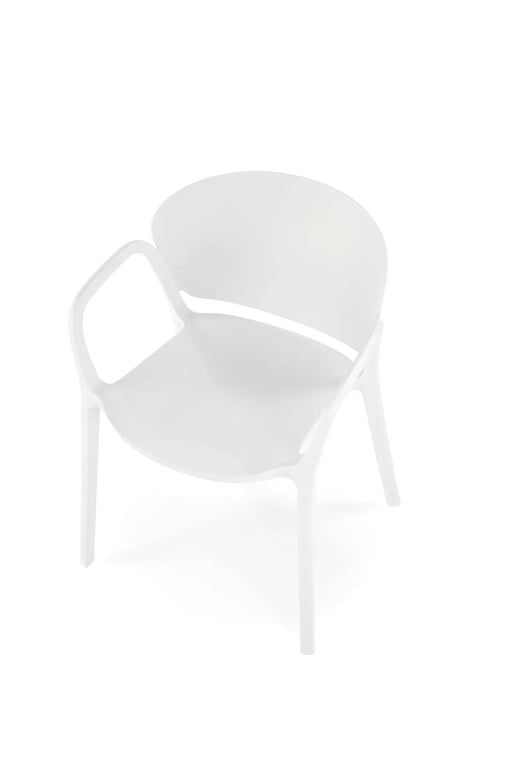 Scaune din plastic K491 alb Židle z tworzywa sztucznego k491 - Alb