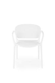 Scaune din plastic K491 alb Židle z tworzywa sztucznego k491 - Alb