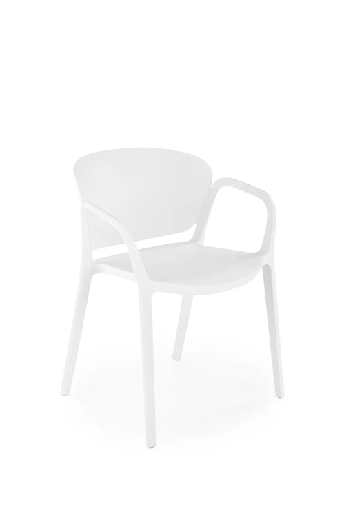 Scaune din plastic K491 alb Židle z tworzywa sztucznego k491 - Alb