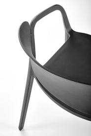 Scaune din plastic K491 Negru Židle z tworzywa sztucznego k491 - negru