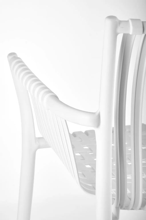 Scaun plastic K492 - alb Židle z tworzywa sztucznego k492 - Alb