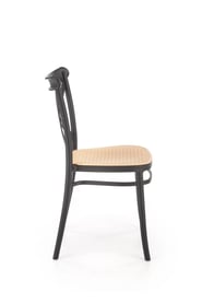 Scaun K512 negru/maro Židle z tworzywa sztucznego k512 - negru / Hnědý