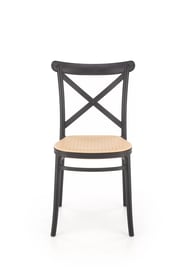 Scaun K512 negru/maro Židle z tworzywa sztucznego k512 - negru / Hnědý