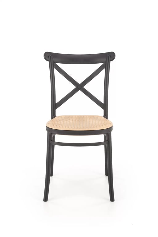 Scaun K512 negru/maro Židle z tworzywa sztucznego k512 - negru / Hnědý