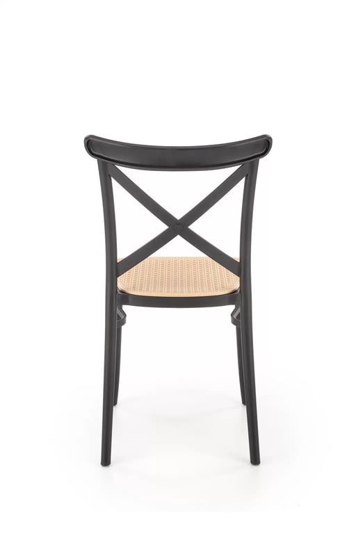 Scaun K512 negru/maro Židle z tworzywa sztucznego k512 - negru / Hnědý