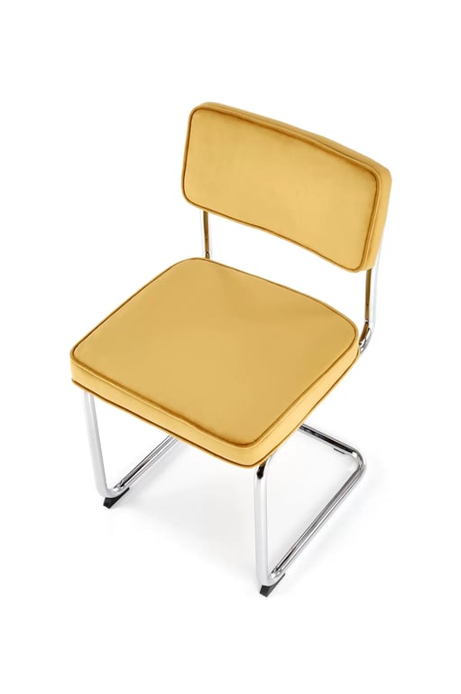 K510 szék mustársárga krzeszlo ocelové k510 - hořčice