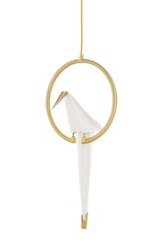 Lampa závesná Loro 1 Circle LED - zlaté - Koncovka Série