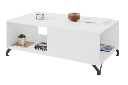 Măsuță cafea Bergen 120 cm - alb
