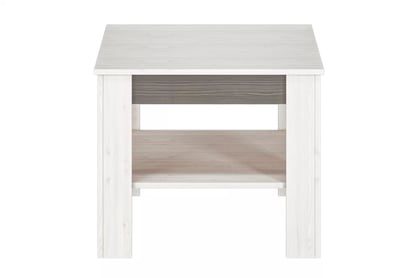 Masă de cafea Tonemo 13, 67 cm - pin de zăpadă / new grey masă kawowy Blanco 13 z polka 67 cm - pin sniezna / new grey
