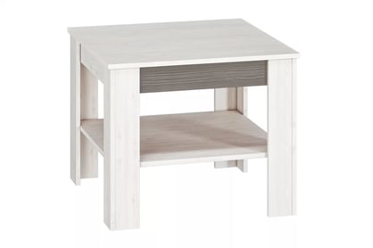 Masă de cafea Tonemo 13, 67 cm - pin de zăpadă / new grey masă kawowy Blanco 13 z polka 67 cm - pin sniezna / new grey