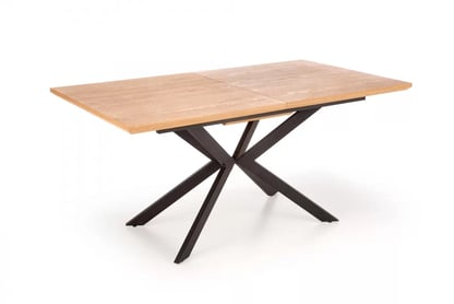 Masă pliabilă LEGARTO 160-200 cm - stejar natural / picior negru