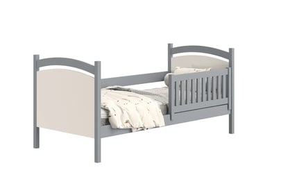Amely gyerekágy, szárazon törölhető rajztáblával - szürke / 80x180 Lozko dzieciece Amely  80x180 z tablica suchoscieralna - szürke 