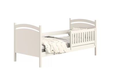 Detská posteľ s tabuľou Amely - biely, 80x190 Posteľ dzieciece Amely 80x190 z tablica suchoscieralna - Biely 