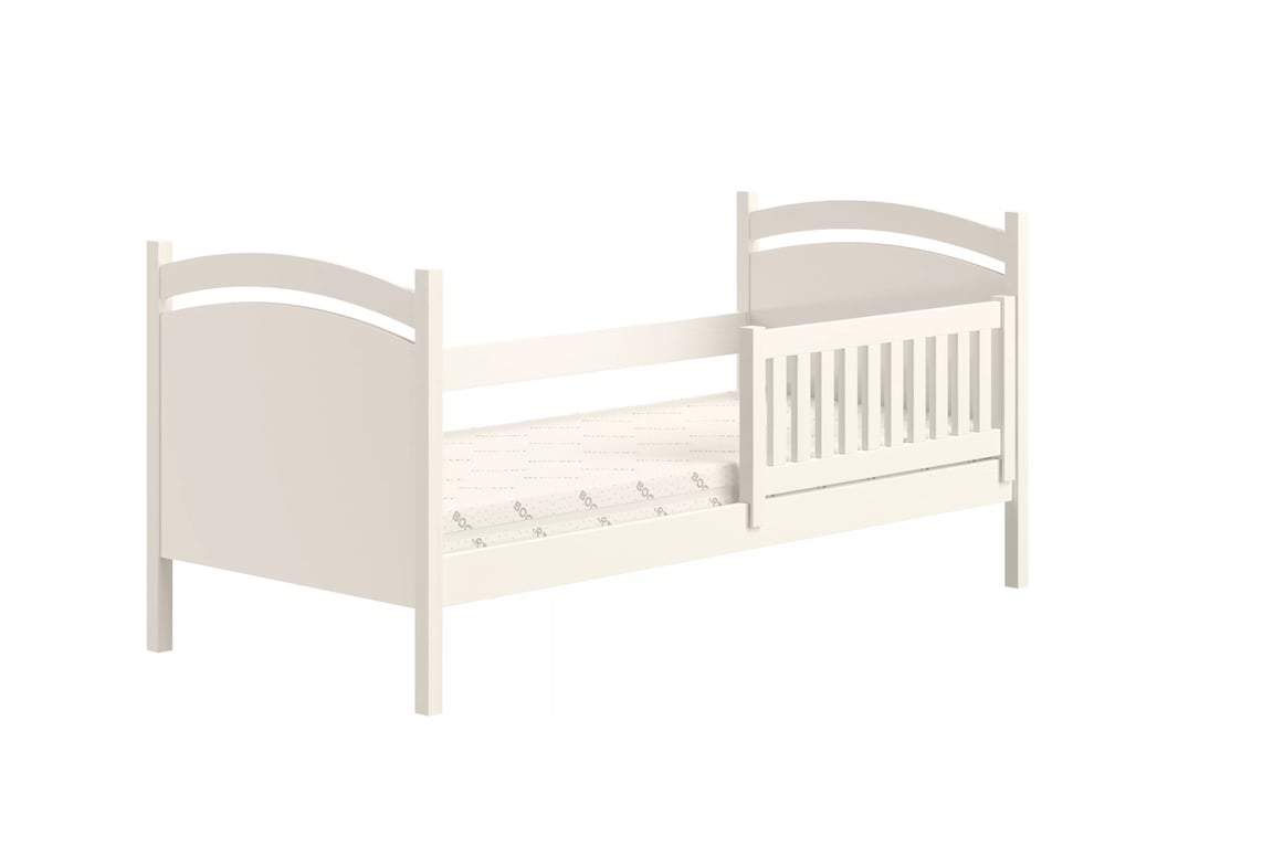 Detská posteľ s tabuľou Amely - biely, 80x190 Posteľ dzieciece Amely 80x190 z tablica suchoscieralna - Biely 
