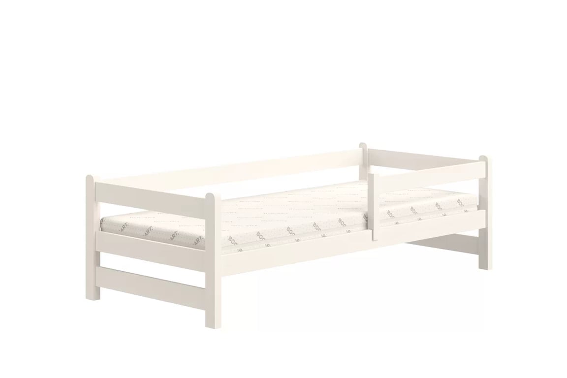 Detská posteľ Alis so zásuvkami - 90x190 cm - biela Posteľ dzieciece prízemná Alis - 90x190 / Biely