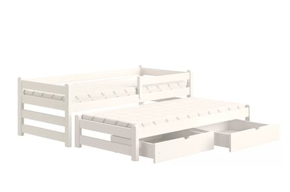Alis alul kihúzható gyerekágy - fehér / 80x190
