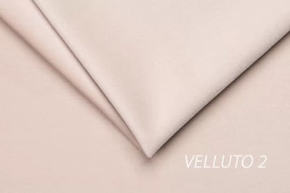 Manželská posteľ Galin 160x200 cm s úložným priestorom - béžový velúr Velutto 2  Posteľ Galin S vnútorným úložným priestorom/ 160x200 / Velutto 2 