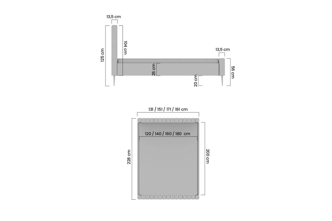 čalúnená posteľ do  spálňa  Nicole - 160x200, Salvador (SIC) 4/Nohy zlote Posteľ do  spálňa  Nicole 160x200 - Hnedý welwet hydrofobowy Salvador (SIC) 4 / nožičky zlote