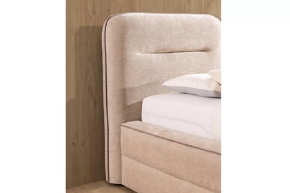 Pat tapițat Tulia II 140x200 cu ladă de depozitare Lozko pentru dormitor cu spațiu de depozitare Tulia II 140x200