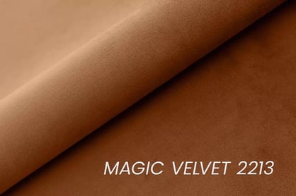 Posteľ čalouněné Misel 160x200 ze stelazem a úložným priestorom - červený zamat Magic Velvet 2213 / nožičky srebrne  Posteľ čalouněné Misel 160x200 ze stelazem a úložným priestorom - červený zamat Magic Velvet 2213 / nožičky srebrne 